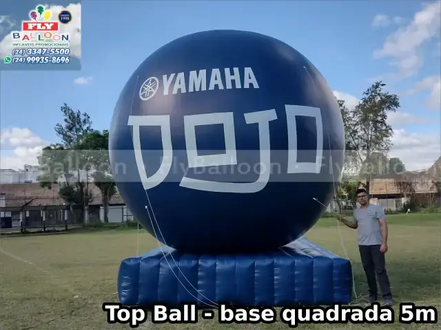 Balão inflável promocional top ball Yamaha Dojo