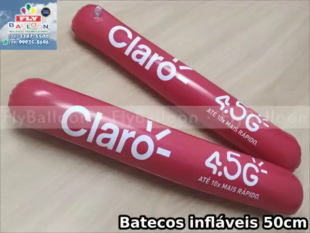 Bate-bate inflável promocional Claro 4.5G