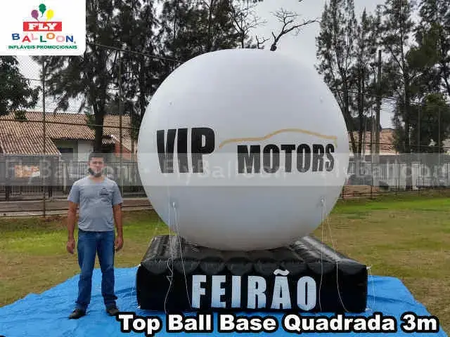 Top ball inflável promocional Vip Motors